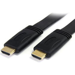 StarTech Καλώδιο HDMI 1.4 Flat HDMI Male to HDMI Male 5m Black