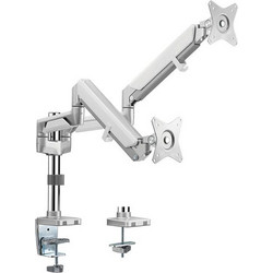 Βάση Monitor LogiLink TIS 17"-32" 2TFT 3joints silver Max. 9KG gas pressure fed