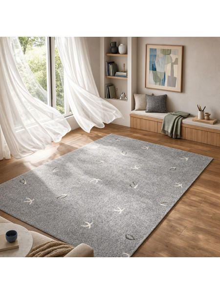 Μοκέτα Σαλονιού Haraz GREY 200x250 HRZ-200-GREY