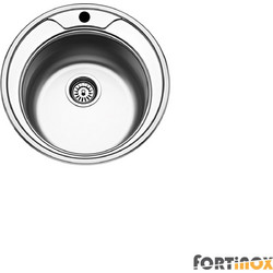 Fortinox Valley 25900 Ένθετος Νεροχύτης Στρογγυλός Inox Ματ