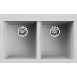 Elleci Quadra 350 Ένθετος Νεροχύτης Γρανίτη Aluminiu 79x50cm