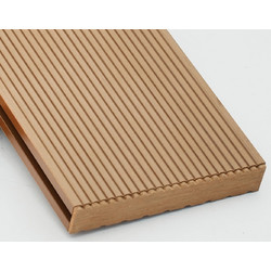 Τάπα WPC deck γραμμωτή 2,4 x 14,6εκ. - καφέ ανοιχτό