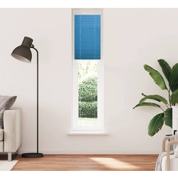 vidaXL Πλισέ Στόρι Μπλε 40x200 εκ. Πλάτος Υφάσματος 39,4 εκ. Πολυεστέρας