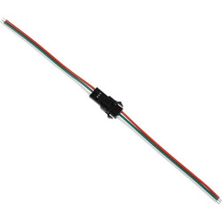 GloboStar NEOVALE 70628 Σύνδεσμος Τροφοδοσίας για όλες τις RGB - Μ10 x Π0.9 x Υ1cm - Σετ 2 τμχ