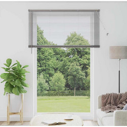 vidaXL Βενετσιάνικη Σκίαση Ασημί 220 x 140 cm 25 χιλ. Αλουμίνιο