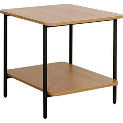 ΜΕΤΑΛΛΙΚΟ ΚΟΜΟΔΙΝΟ Fylliana FL2504 BLACK OAK ΧΡΩΜΑ 50x50x50εκ