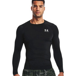 Under Armour HG Armour Comp LS Ανδρικό Αθλητικό T-Shirt Μαύρο 1361524-001