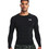 Under Armour HG Armour Comp LS Ανδρικό Αθλητικό T-Shirt Μαύρο 1361524-001