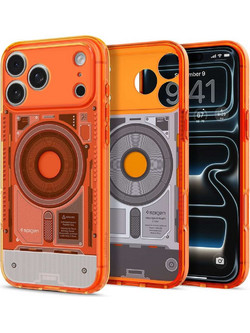 Spigen Ultra Hybrid MagFit C-One Back Cover MagSafe Tangerine (iPhone 18 Pro / 17 Pro)