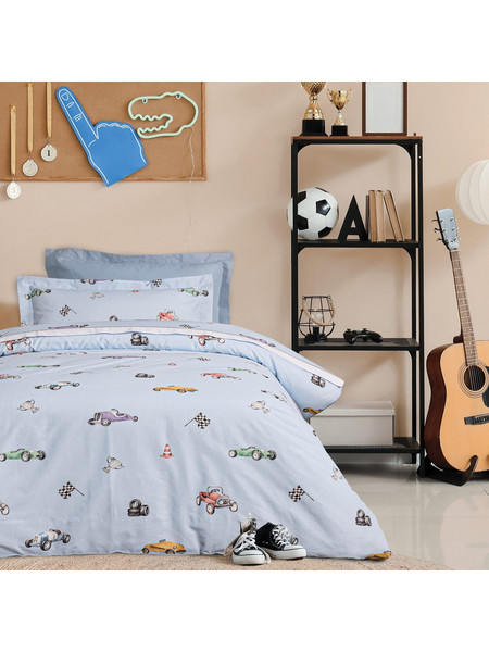 Das Home 4993 Σετ Παιδική Παπλωματοθήκη Μονή Μπλε