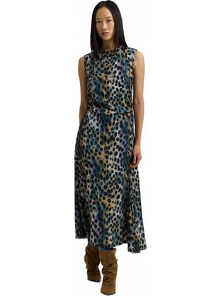 Namaste Deanna Φόρεμα Βισκόζη Blue Multi WW0826002