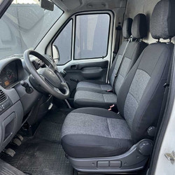 Καλύμματα Αυτοκινήτου Υφασμάτινα Για Fiat Ducato 2006- 8 Τεμαχίων Μαύρο με Γκρι