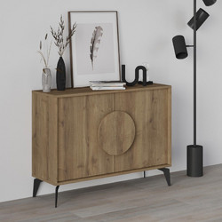 Μπουφές από Ξύλο Gora Ανοιχτό Καφέ 110x35.6x82cm (GP037-0082,2)