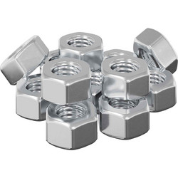 vidaXL Εξάγωνο Καρύδι Βελανιδιάς 12 pcs Ασημί m8 Μέταλλο