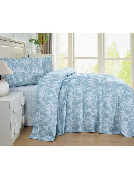 Μαξιλαροθήκες 2τεμ 52*75 - Tisser Aqua - Liolios Home