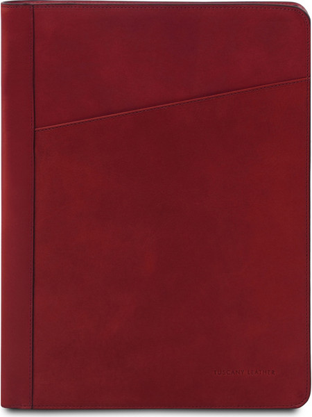 Ottaviano Leather document case - Κόκκινο
