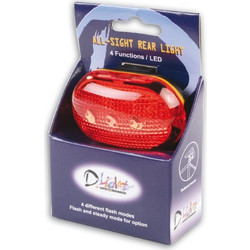 V BIKE Bike LED rear light + reflector 4 Functions