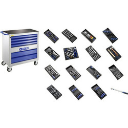 EXPERT XL Roller Cabinet with 250 Tools - 7 Drawers