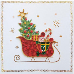 ΕΥΧΕΤΗΡΙΕΣ ΚΑΡΤΕΣ CHRISTMAS PETITES GUIRDLANDES 15 X 15CM ΜΕ ΦΑΚΕΛΟ ΚΑΙ CELLO TENDANCES EDITIONS