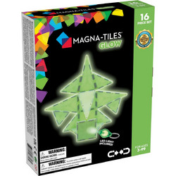 Magna-Tiles Μαγνητικά Πλακίδια Solid Glow Σετ 16τμχ 18816