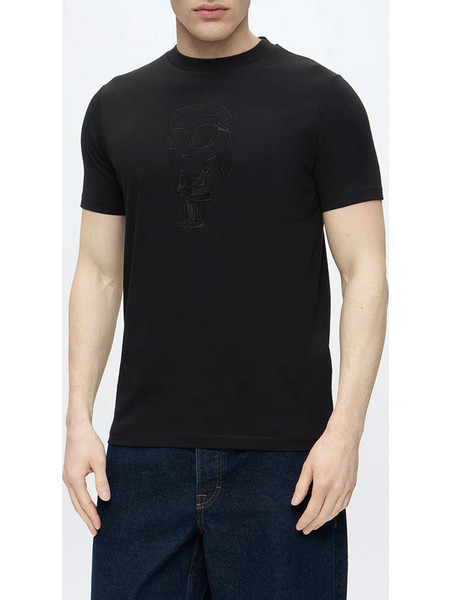 KARL LAGERFELD T-SHIRT CREWNECK 755040-563225-990 Black