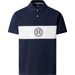 Hackett HM5600187 Ανδρική Μπλούζα Polo Μπλε Σκούρο