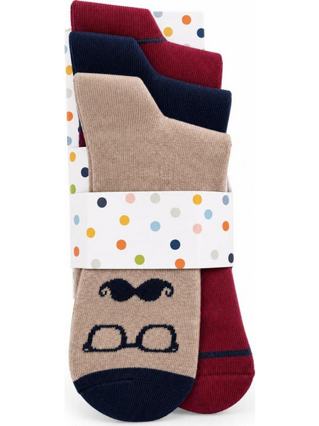 Κάλτσες 3 pack για αγόρι Boboli-731247-3677-Multicolor