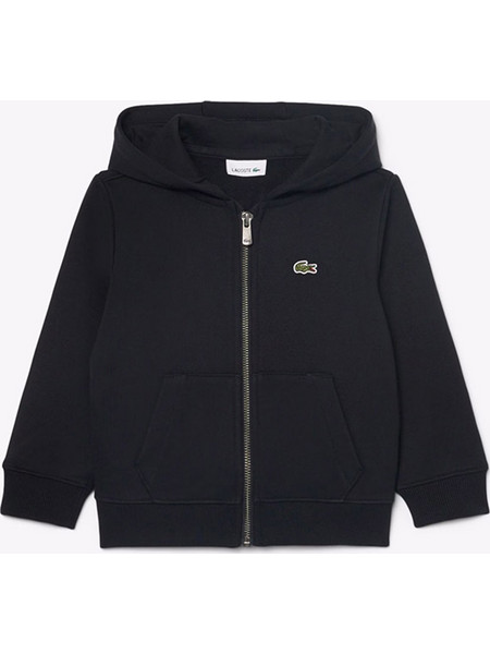 Lacoste Παιδική Ζακέτα Φούτερ Μαύρο 3SJ2704-031