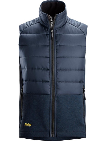 Αμάνικο Μπουφάν 4902 FlexiWork Snickers Navy-Dark Navy Melange - 9545