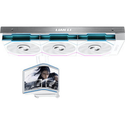 Lian Li HydroShift II OLED Curved 360TL - 360mm AIO Water Cooling - 6.67" 2Κ Display - White