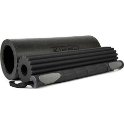 Zipro Σετ Μασάζ 3 Τεμαχίων, Foam Roller για Φυσικοθεραπεία και Κυτταρίτιδα, Μαύρο