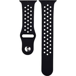 Devia Sport2 Deluxe Λουράκι Σιλικόνης Black (Apple Watch 38 / 40 / 41mm)