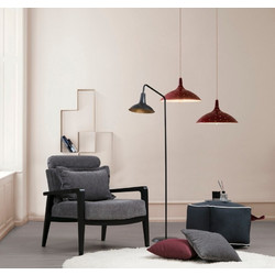 Wing Chair Apollo Grey Fabric: 100% Polyester 77x84x90 cm