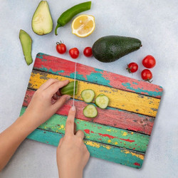 Glass Cutting Board Ckt25 - 2030 Multicolor 20x30 cm