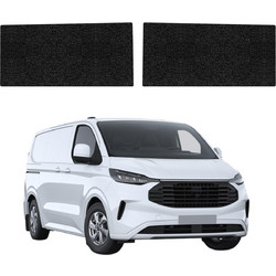 GrizzGlass HeavyDuty Black Front Door Sill Protective Film Ford Transit Custom (2022-2026)
