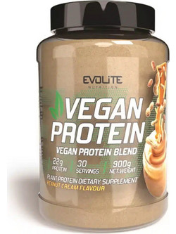 Evolite Vegan Protein Blend Peanut Cream Φυτική Πρωτεΐνη 900gr