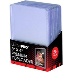 Ultra Pro Premium s 3"x4" Toploader Standard Size 25τμχ Διάφανα 81145