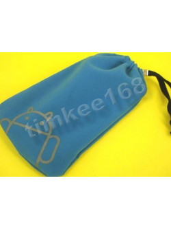 Android Suede Pouch Case Cover for big Android Mobile Phone