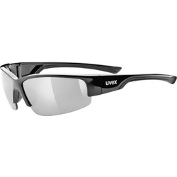 Uvex Sportstyle 215 S53.0.617.2216 Αθλητικά Γυαλιά Ηλίου Μάσκα Κοκάλινα Μαύρα με Γκρι Polarized Φακό