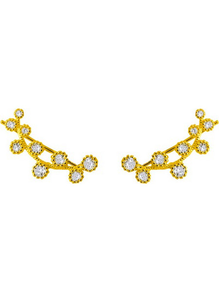 Χρυσά σκουλαρίκια ear cuff Κ14