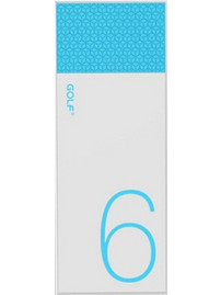 Golf Hive 6 Power Bank 6000mAh με Θύρα USB-A White Blue