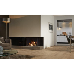 Dru Maestro 80-2 Eco Wave Ενεργειακό Τζάκι Αερόθερμο Αερίου Τρίπλευρο 7.7kW