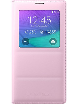 Samsung S-View Flip Cover Pink (Galaxy Note 4)
