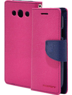Samsung Galaxy S3 Neo i9301 - Θήκη Book Goospery Fancy Diary Neo Φούξια - Σκούρο Μπλέ (Mercury)