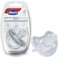 Chicco Physio Soft Ανατομική Ορθοδοντική Πιπίλα Σιλικόνης 4m+