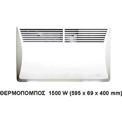 Telemax TBK010-M15 Θερμοπομπός Τοίχου 1500W με Θερμοστάτη