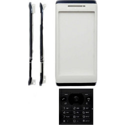Sony Ericsson U10 Aino Πρόσοψη με πλαϊνά & πληκτρολόγιο Λευκή (Bulk)