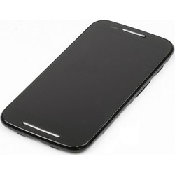 Motorola Moto E (XT1021) Complete Lcd and digitzer with frame in Black (Bulk)