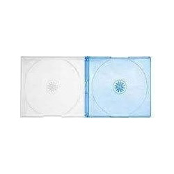 ΘΗΚΗ ΠΛΑΣΤΙΚΗ ΣΚΛΗΡΗ ΓΙΑ DVD/CD ΔΙΑΦΑΝΗΣ/ΜΠΛΕ SLIM (0,12 Χ 0,14)