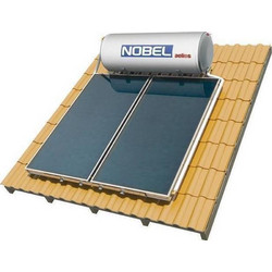 Nobel Aelios CUS Ηλιακός Θερμοσίφωνας 300lt 4m² Glass Διπλής Ενέργειας Κεραμοσκεπής